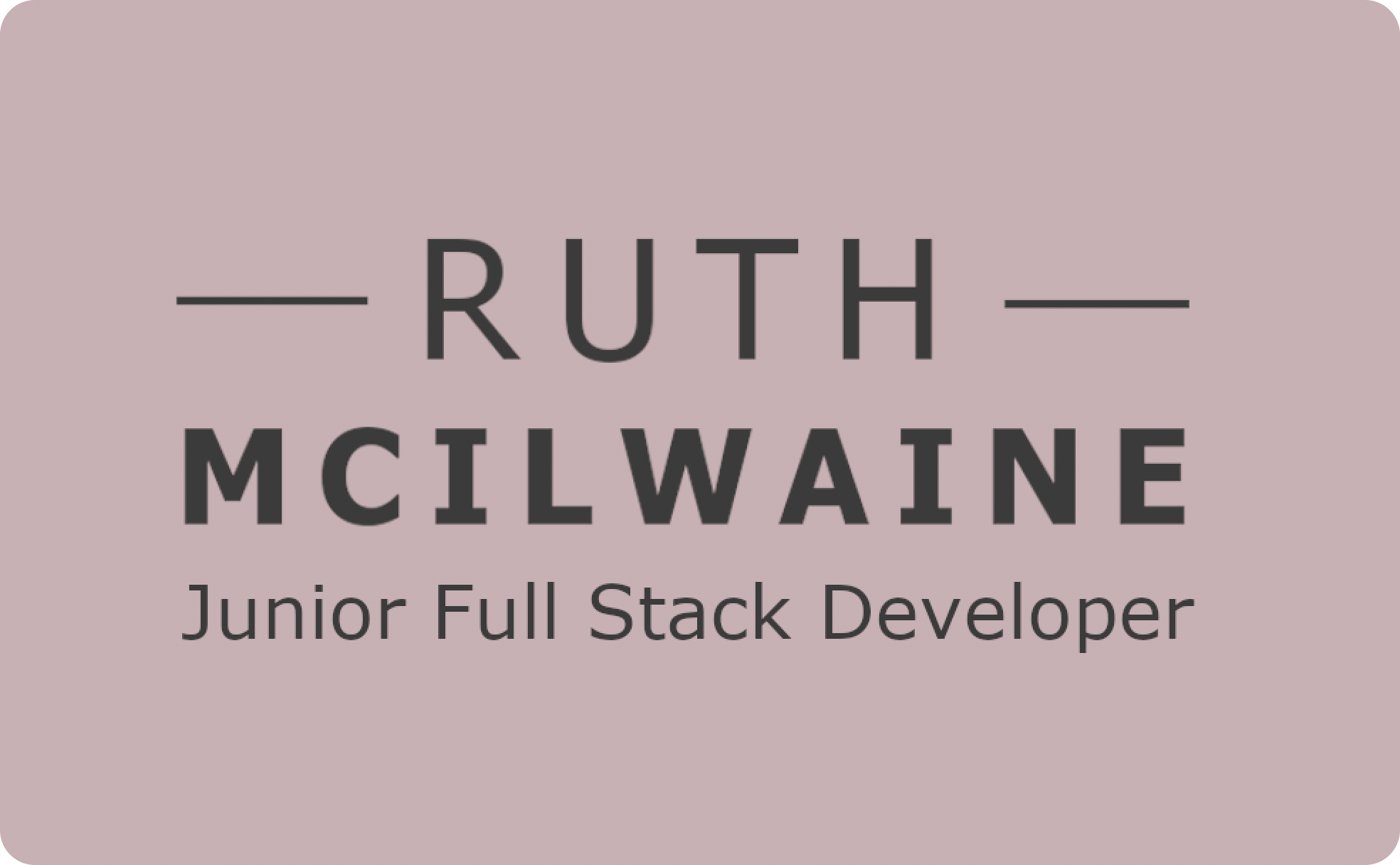 Ruth McIlwaine Title